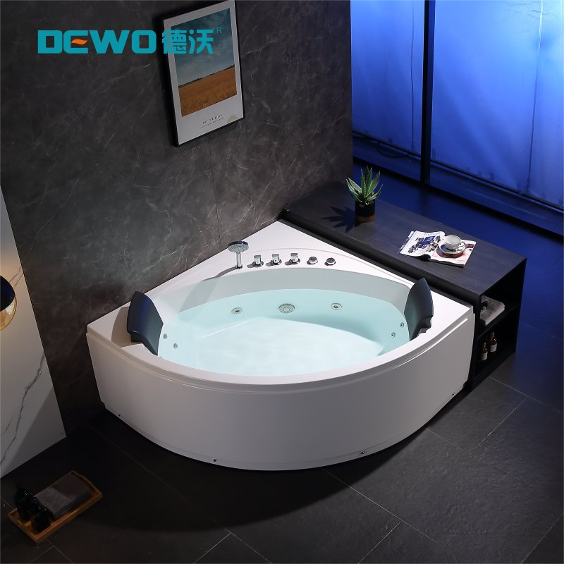 Угловая акриловая ванна SPA с гидромассажем