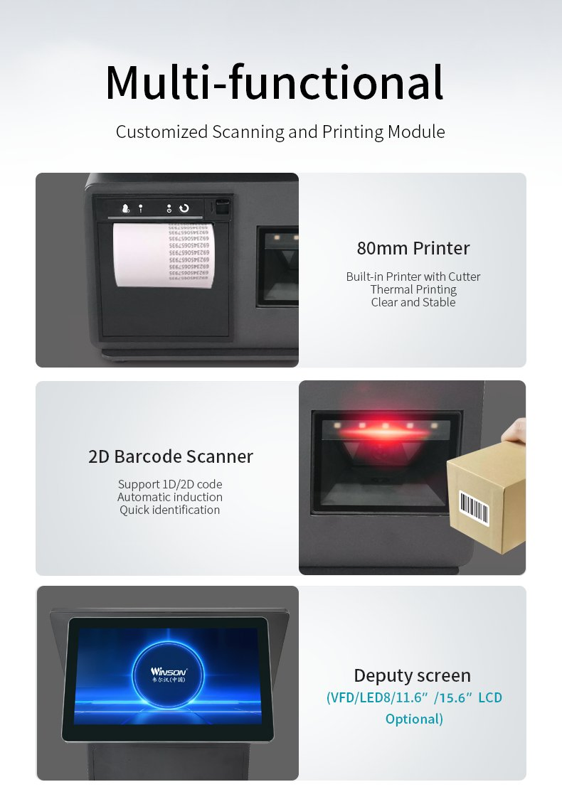 Supermarket POS System for Checkout Counter