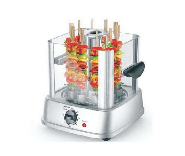 Electric Vertical Kebob BBQ Grill Spit Rotisserie