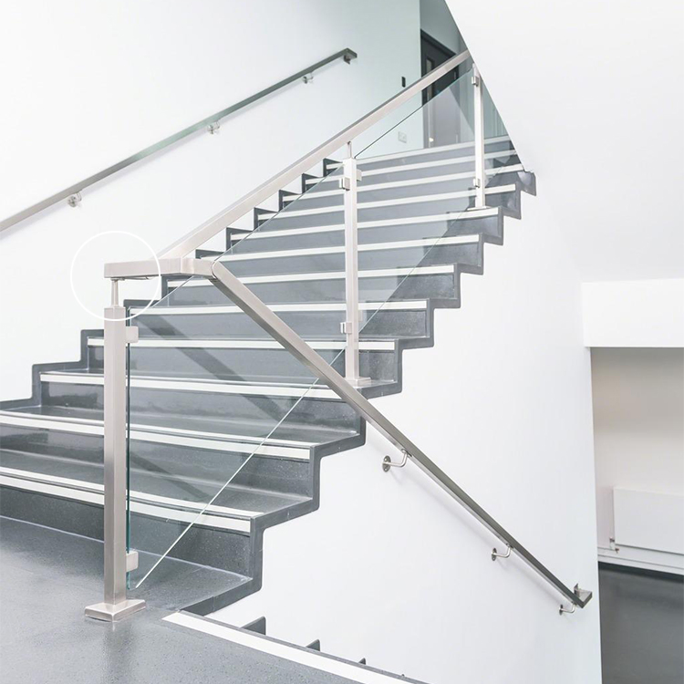 High Quality Indoor Inox Stair Handrail System for Balustrade