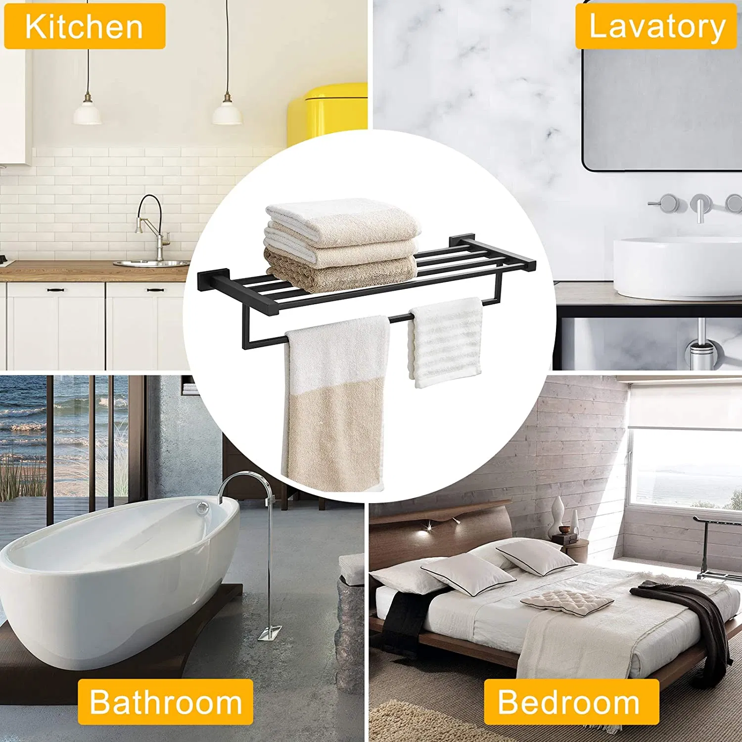 Настенная складная сушилка для полотенец