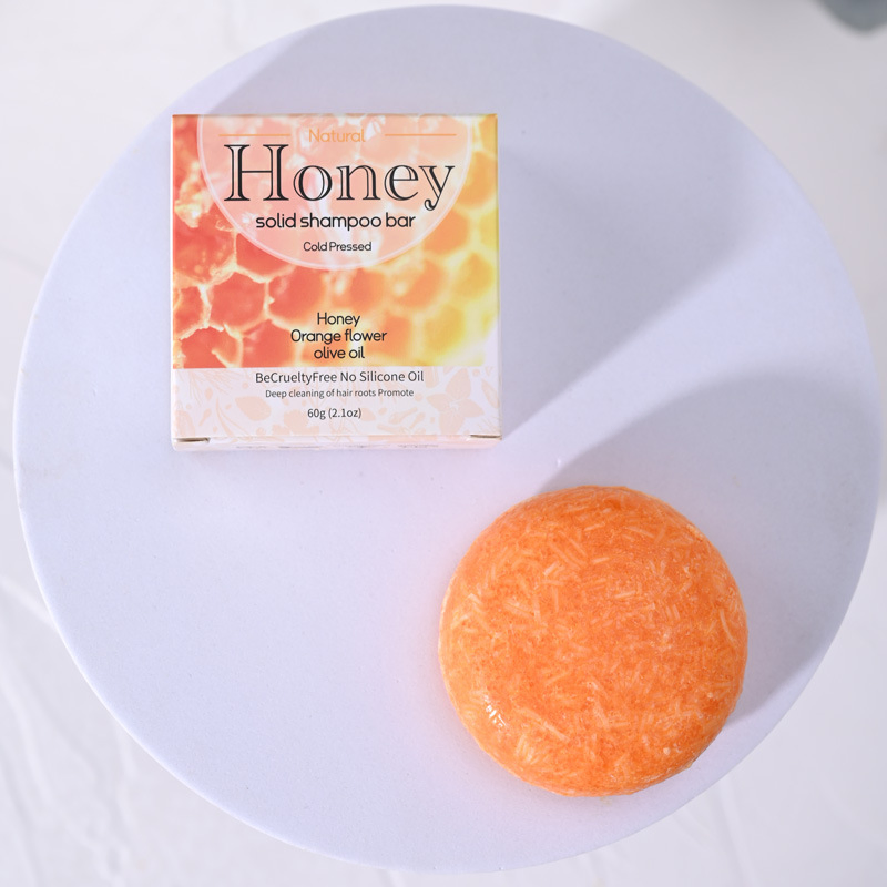 Beauty Cosmetics Skin Care Exfoliating and Whitening Natural Honey Solid Shampoo Soap