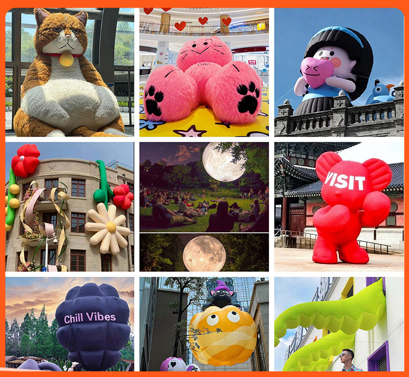Giant outdoor event decorative Customized Brand company promotion advertising inflatable balloon for sale