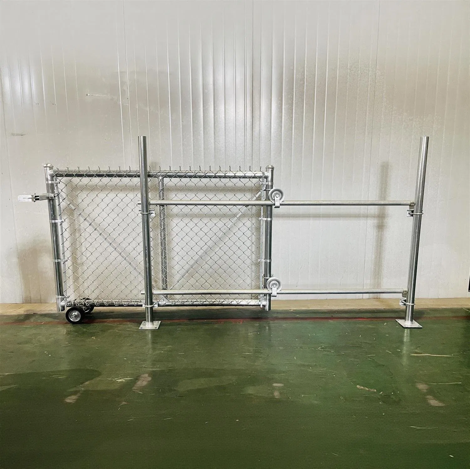 Bonkfc PVC Coated Fence Iron Steel Woven Steel Wire Mesh High Security Industrial Diamond Mesh Fence Airport Fence Mesh Garden Fence Galvanized Chain Link Fence