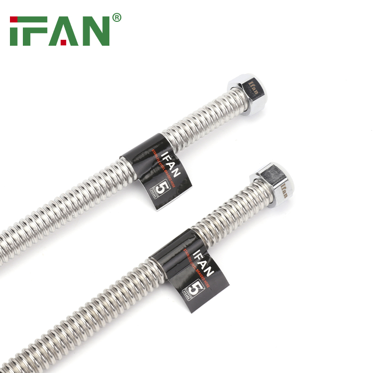 Ifan Manufacturers Flexible Metal Hose Corrugated Stainless Steel Pipe 30-60cm Flexible Hose