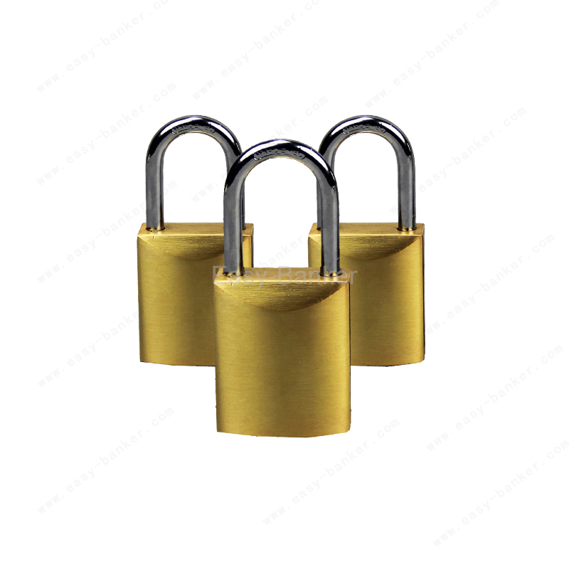 CL-40  Silver Golden Durable Various Box Handle Steel Pad Lock