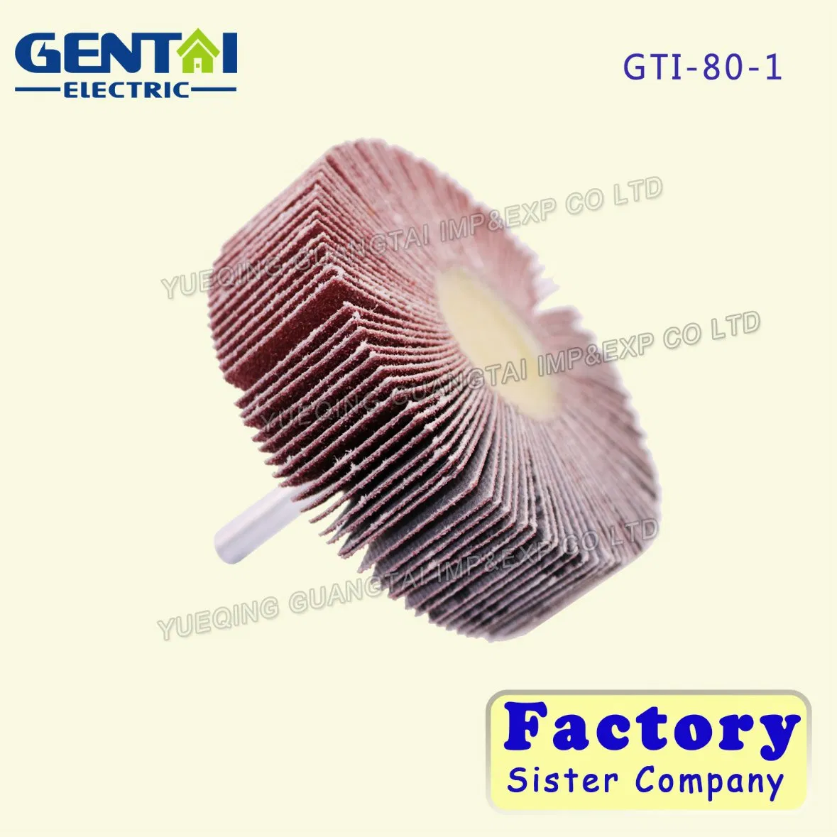 Лепестковый круг 80x25 мм, зерно 60, с валом для металла