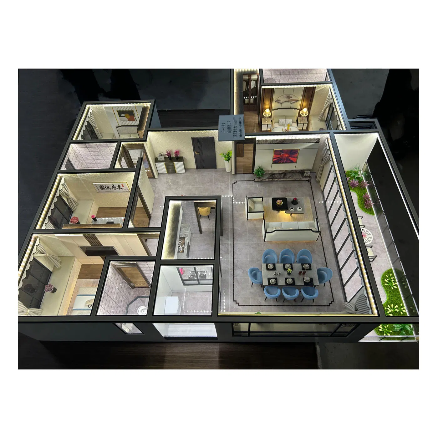 3D Interior Layout Miniature Architectural Design Planning Scale Model
