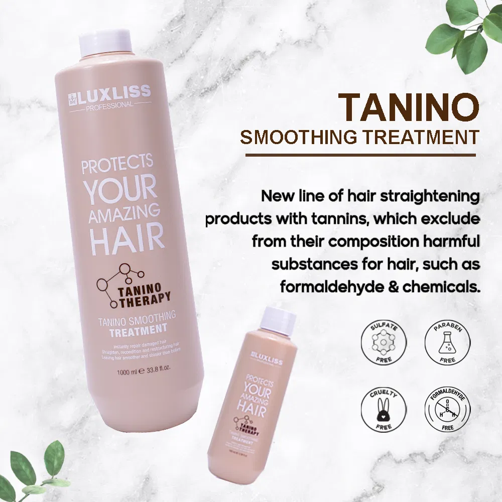 Luxliss Private Label Wholesale Moisturizing Straight Hair Cream Tanino Hair Treatment