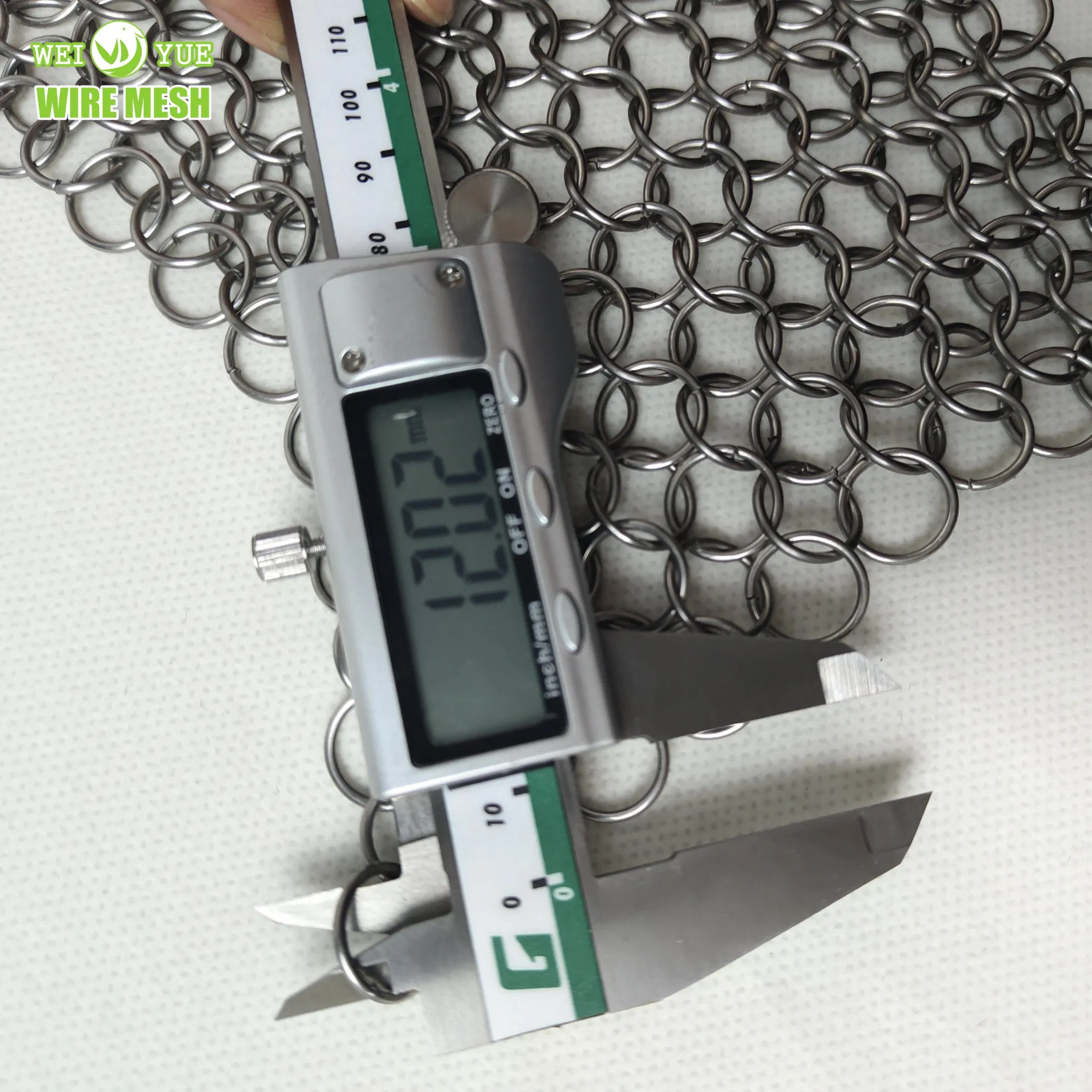 Stainless Steel Chainmail Metal Ring Mesh Decorative Curtains