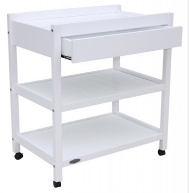 Black Friday Deals Daycare Expensive Baby Changing Table Natural Wood on Wheels