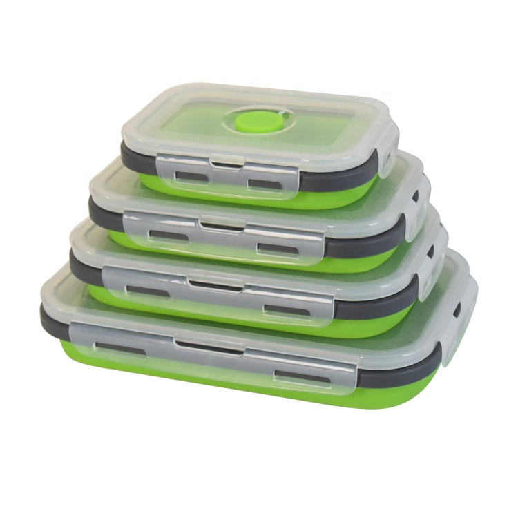 Wholesale Multi-Purpose Collapsible Storage Box Silicone Food Storage Container