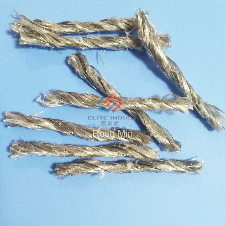 54mm PP Polypropylene Synthetic Polymer Macrofiber Macro Fiber