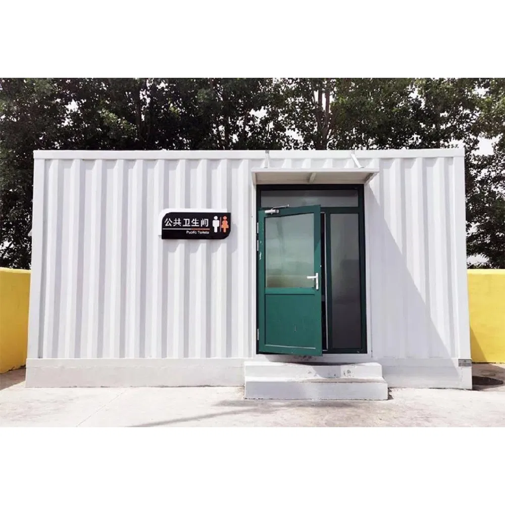Low Cost Fast Built Modular Mobile Office Container Toilet House with ISO