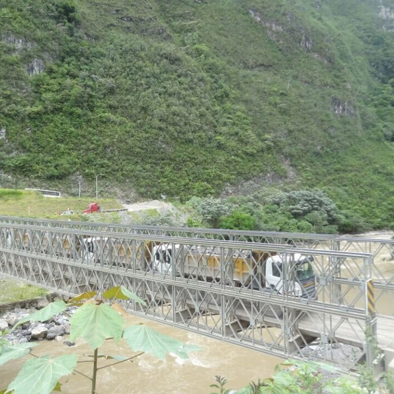 Durable Heavy Duty Wear Resistant Plain Roller Bailey Steel Bridge Construction Price