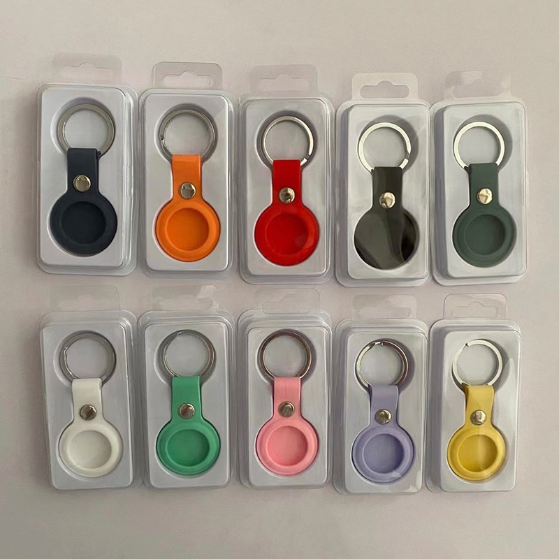 Чехол-петля для Airtag с брелоком, силиконовый