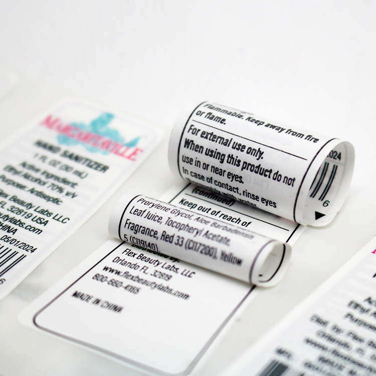 China Wholesale Double-Sided Printing Coated Pet BOPP Adhesive Material Label Sticker Jumbo Roll