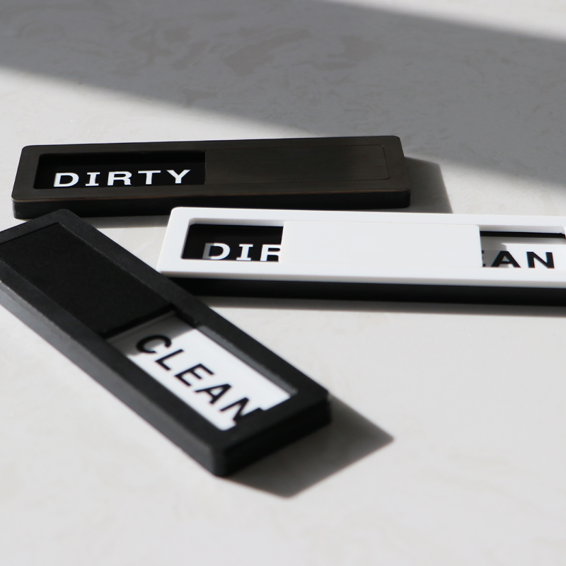 Ezd Home Kitchen Dishwasher Magnet Clean Dirty Sign Dishwasher Accessories Clean Indicator
