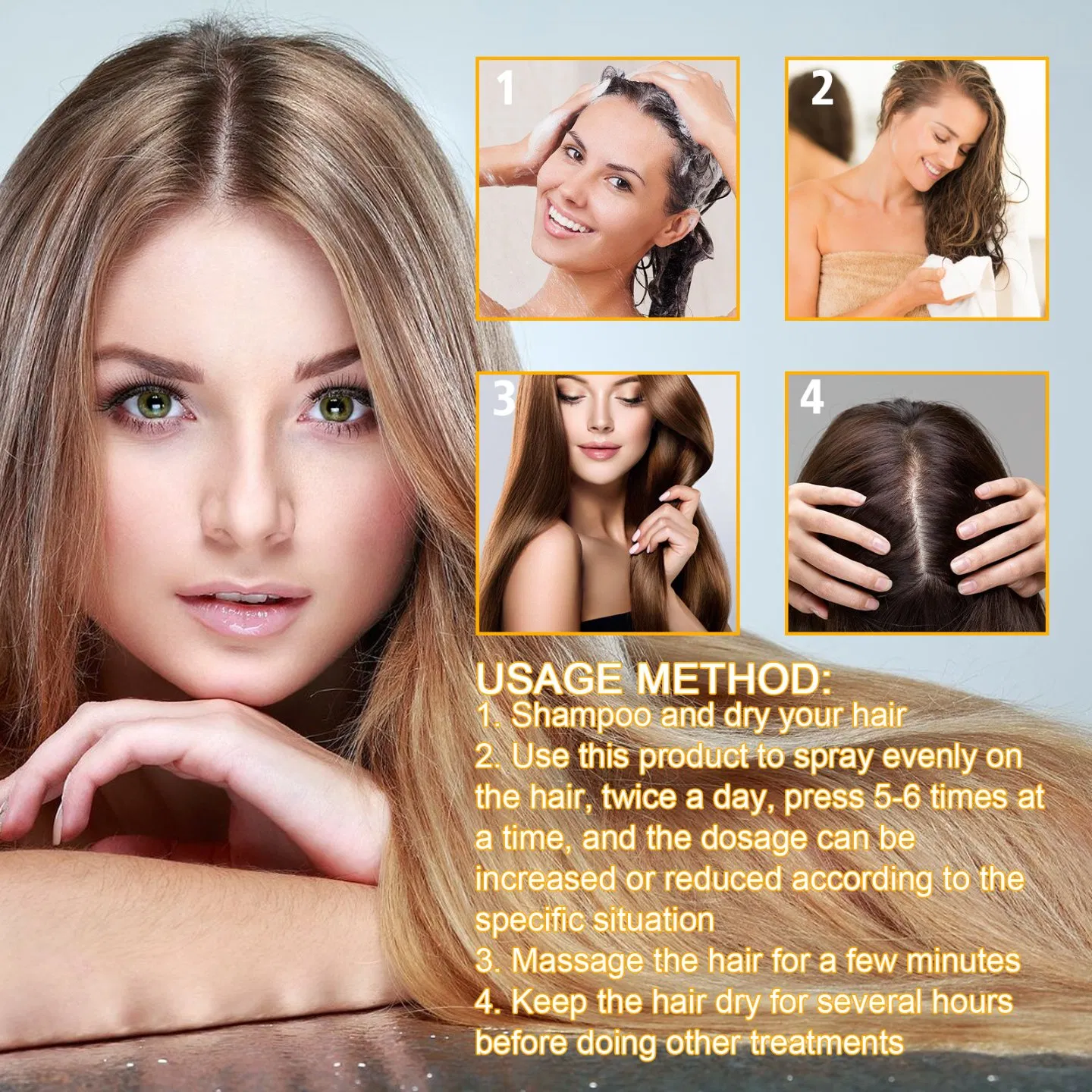 Wholesale Anti Hair Loss 100% Natural Organic Private Label Hair Care Products 30ml Hair Growth & Conditioning Essential Oil