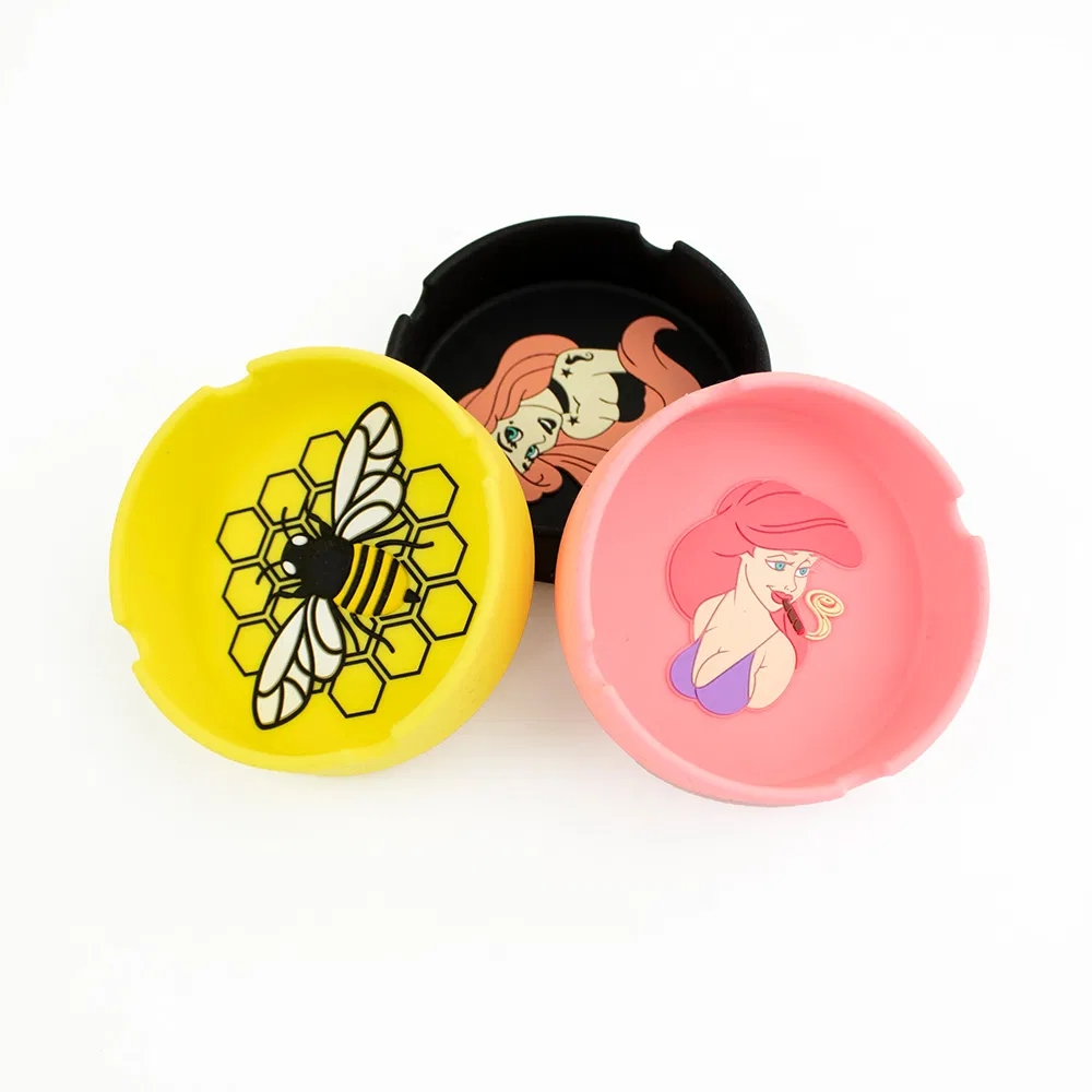 Bee Personalized Silicone Ashtray Cigarettes Silicone Ashtray Custom Logo R Ashtray Eco-Friendly