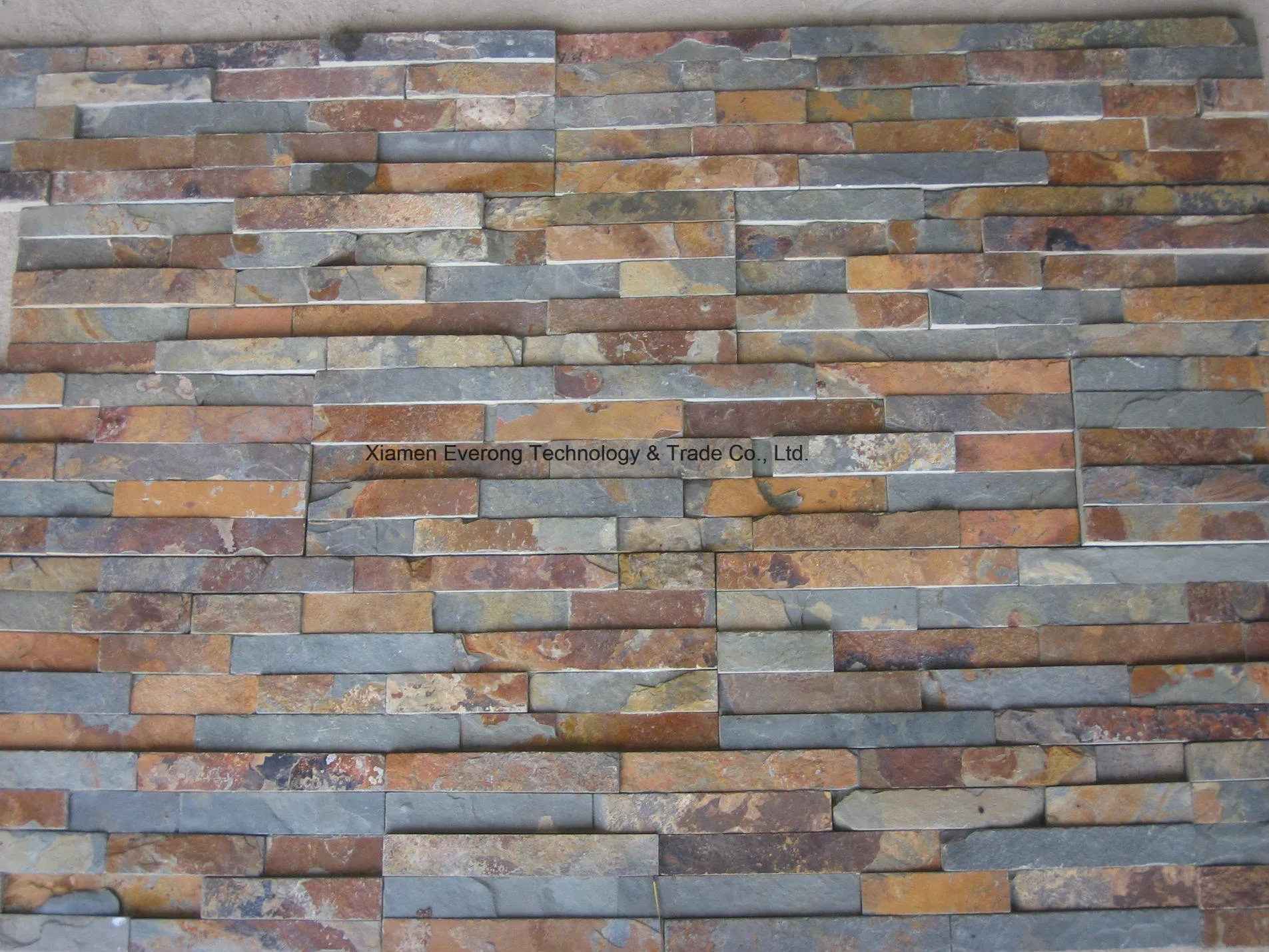 Natural Rusty Culture Stone Wall Cladding Slate for Decoration