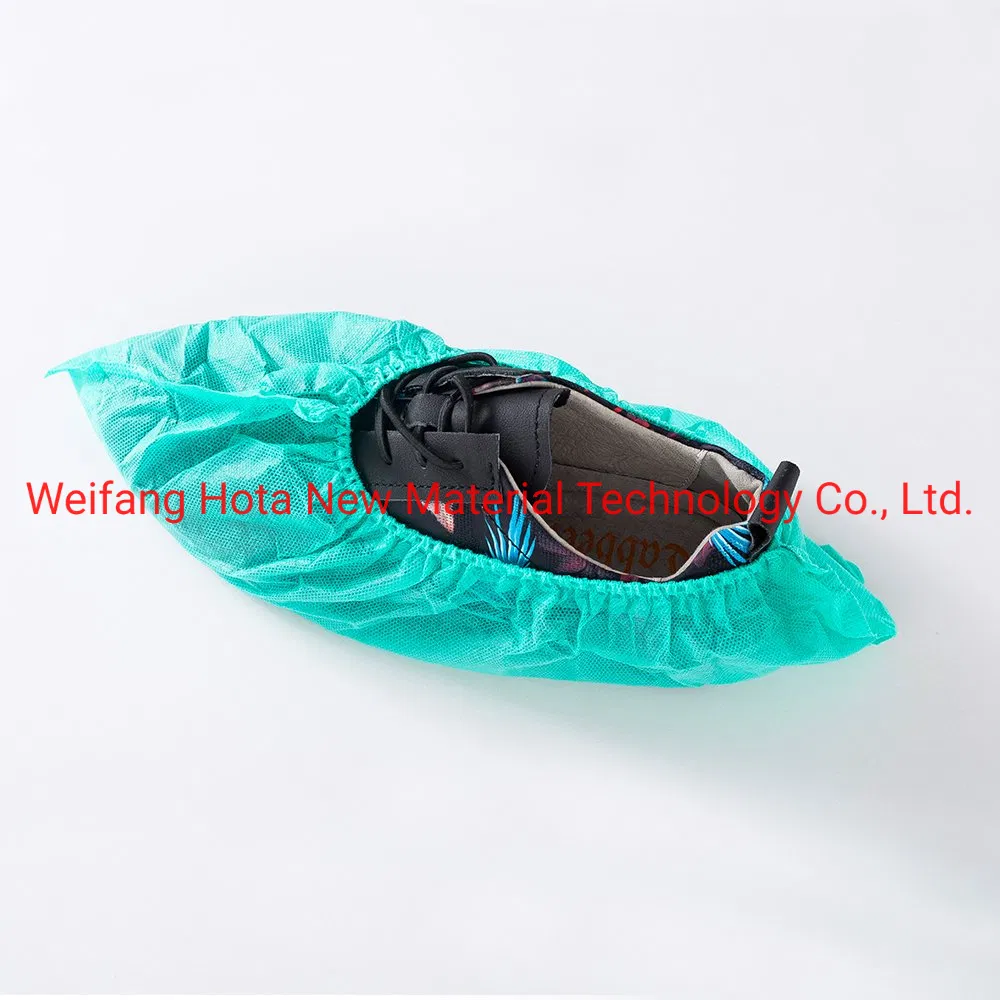 Disposable Cover Anti Slip Polypropylene PE Boot Non-Woven Shoe Cover