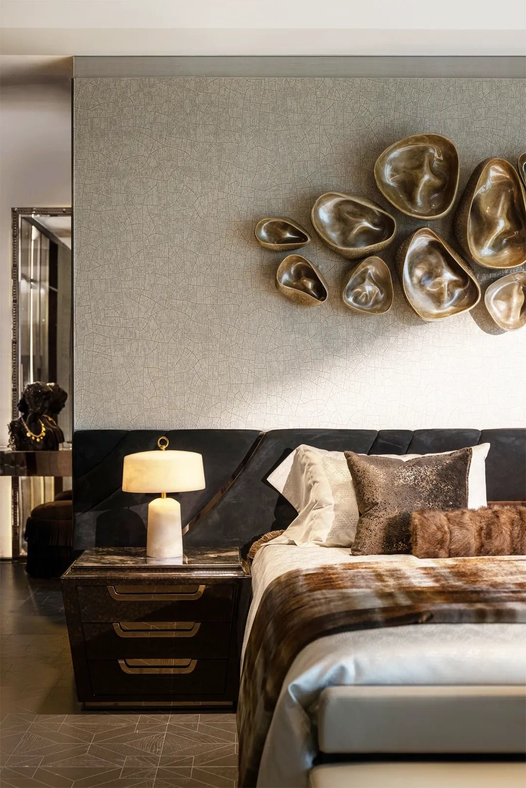 Мебель для спальни шпон дуба светлая для отелей квартир