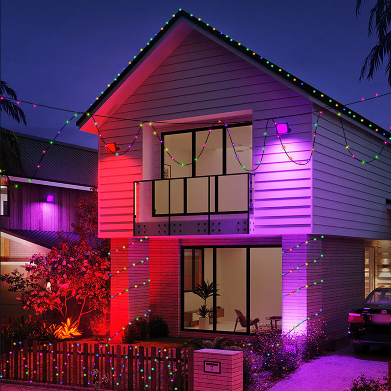 Factory Price Intelligent Point Control LED Outdoor Leather String Light