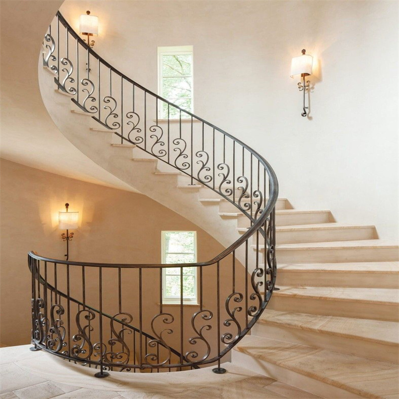 Low Price Residential House Handrails Stair Railing Factory