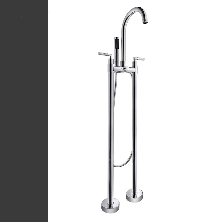 Double Shower Faucet Brass Shower Faucet Mixer Tap Column Set Kit Faucet