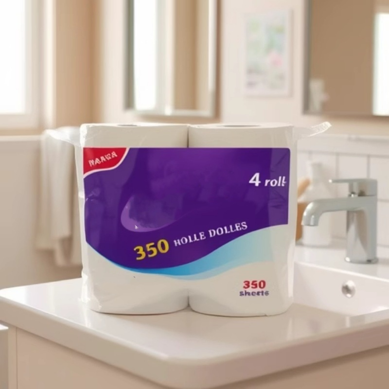 Custom Bulk 1/2 Ply Ultra Soft Biodegradable Bamboo Unscented Printed Jumbo Roll Toilet Bath Tissue Paper