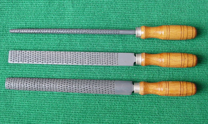 Набор напильников для дерева, 3 шт