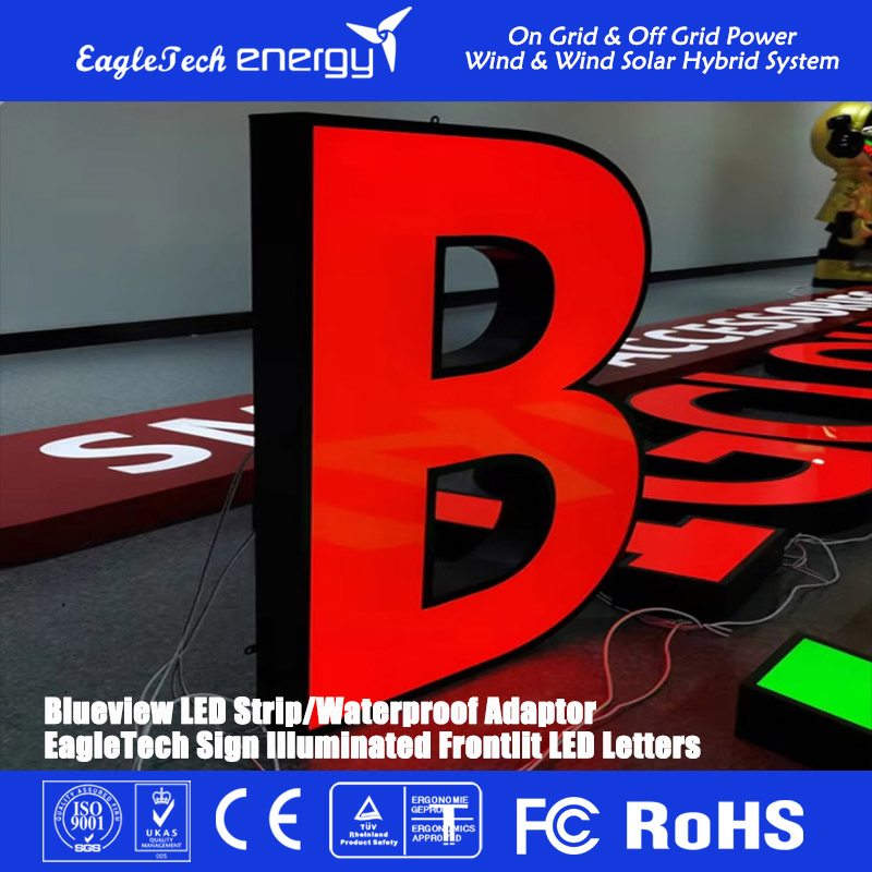 Storefront Letters Illuminated Sign Boards LED Channel Letter Signage Frontlit with High Quality
