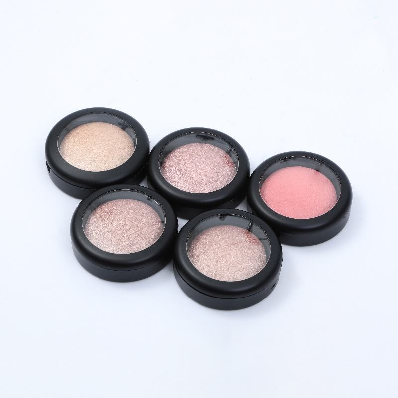 Private Label Hot Selling Custom Vegan Single Color Makeup Fine Powder Soft Long Lasting Waterproof Glitter Shimmer Highlighter