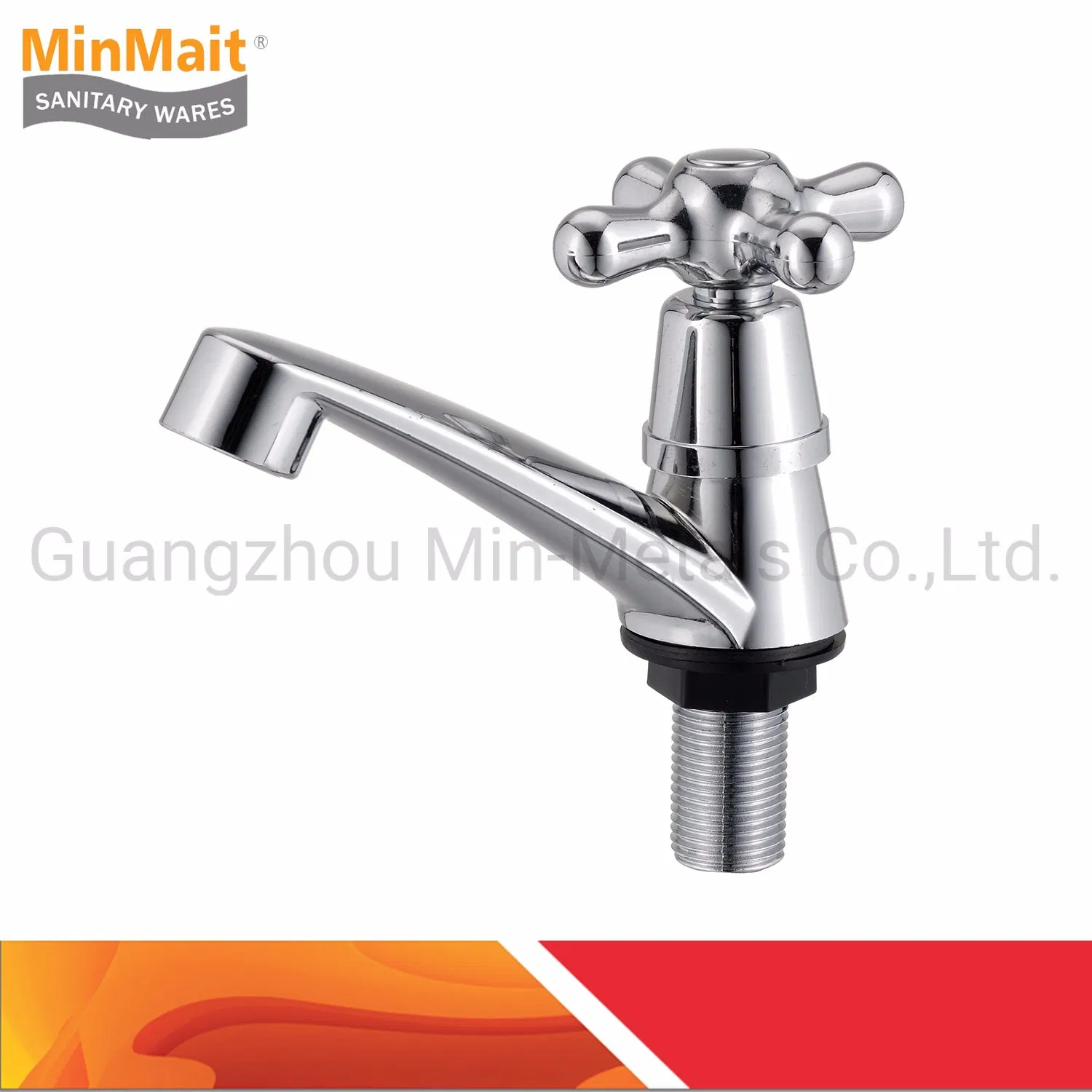Chrome Plating Plastic Water Tap Cold Water for Basin Faucet Hg-S03