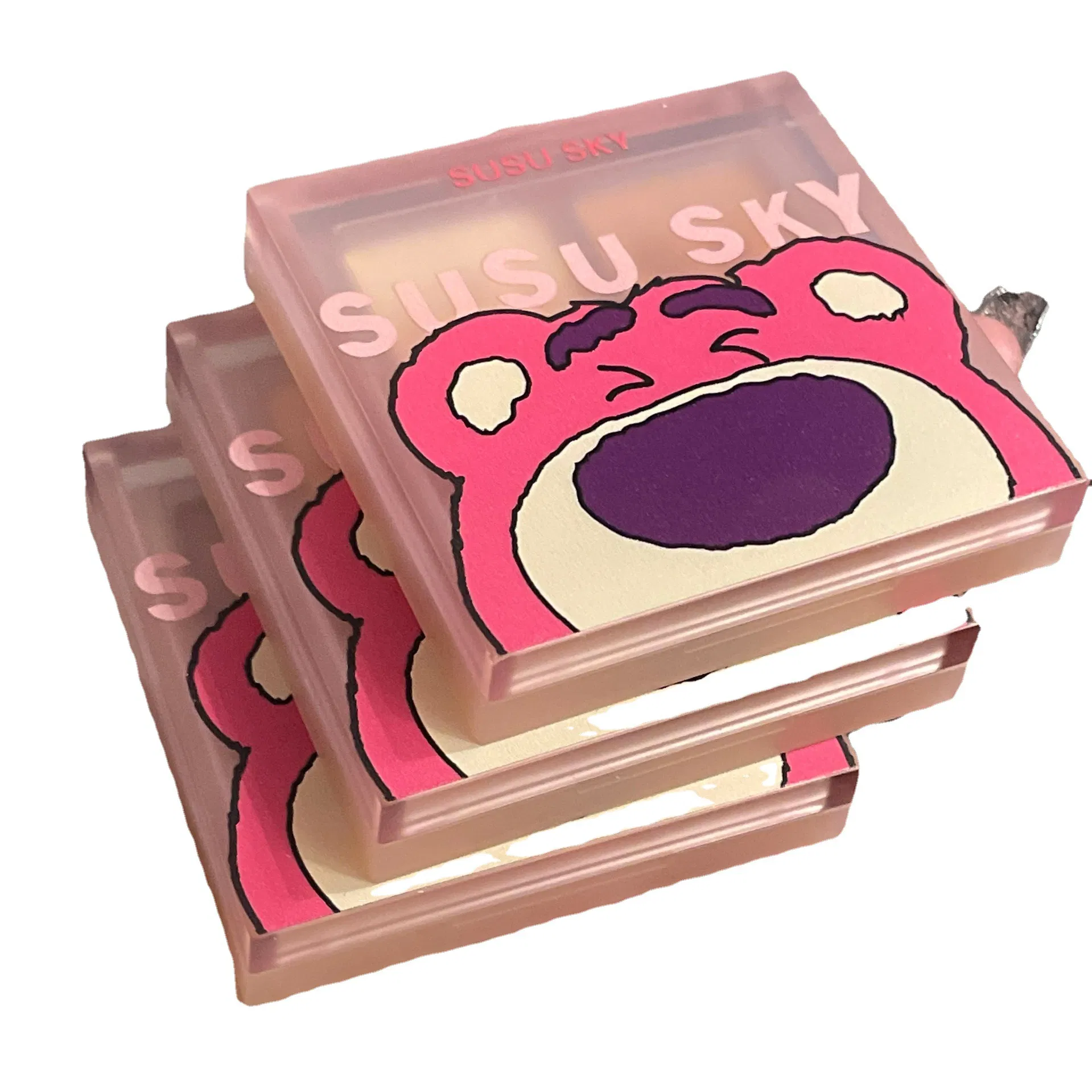 Eyeshadow Tray Four-Color Low Brown Matte Pearl Eyeshadow for Women Nude Makeup