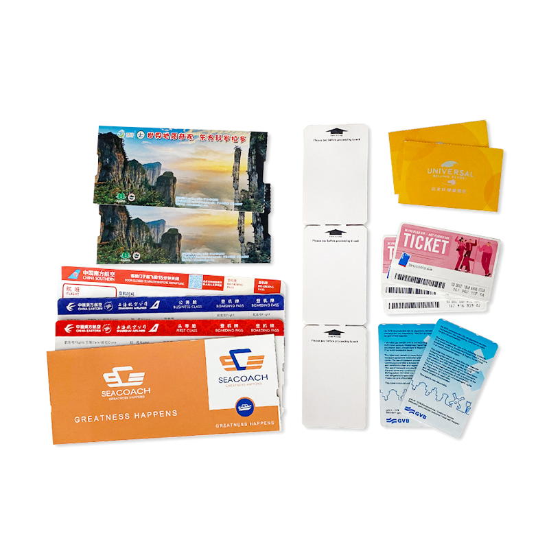 Factory Supply 95-350GSM Thermal Paper for Airport Boarding Pass and Ticket Printing