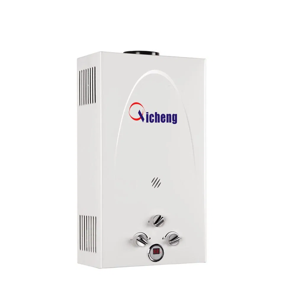White Panel Flue Type LPG Natural Gas Homeuse Water Heater