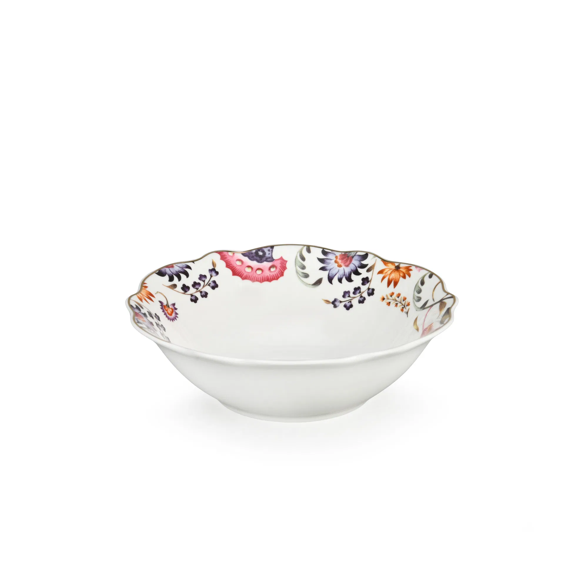 Elegant Floral Shaped Ceramic Soup Bowl for Stylish Dining