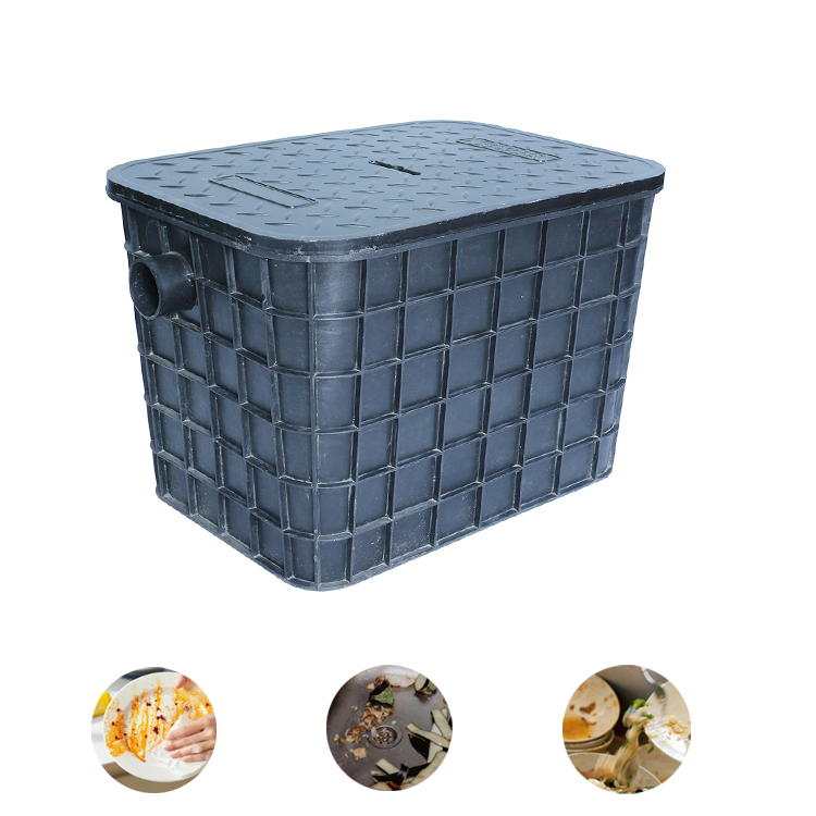 Portable Plastic Grease Trap for Oil Pollution Separation and Isolation in Restaurants