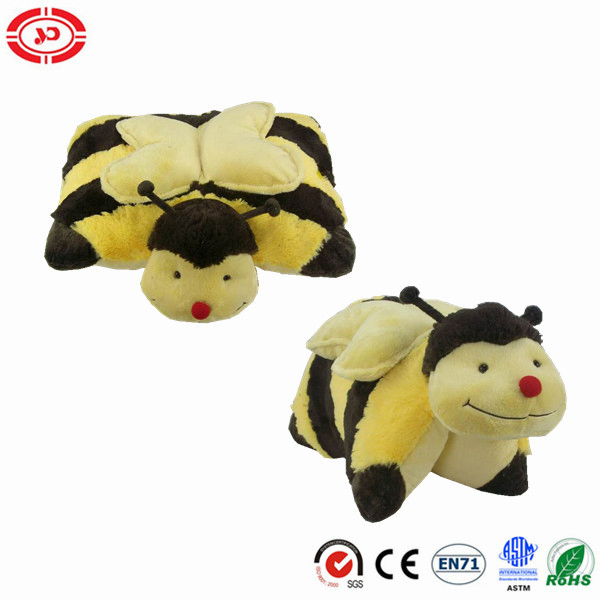 Pink Fancy Pet Bear Pillow Soft Plush Cushion for Kids