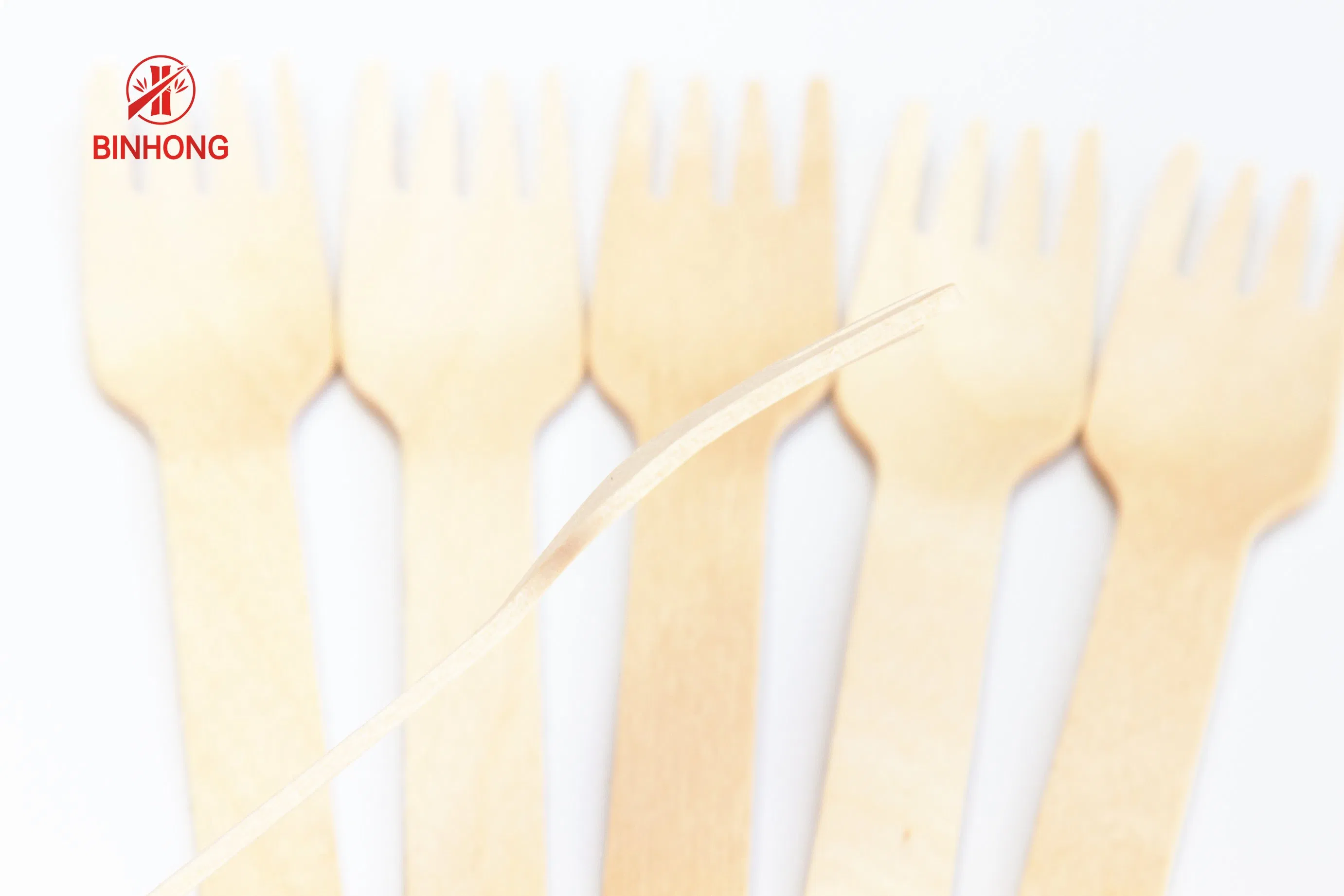 16cm Disposable Cutlery, Wooden Forks