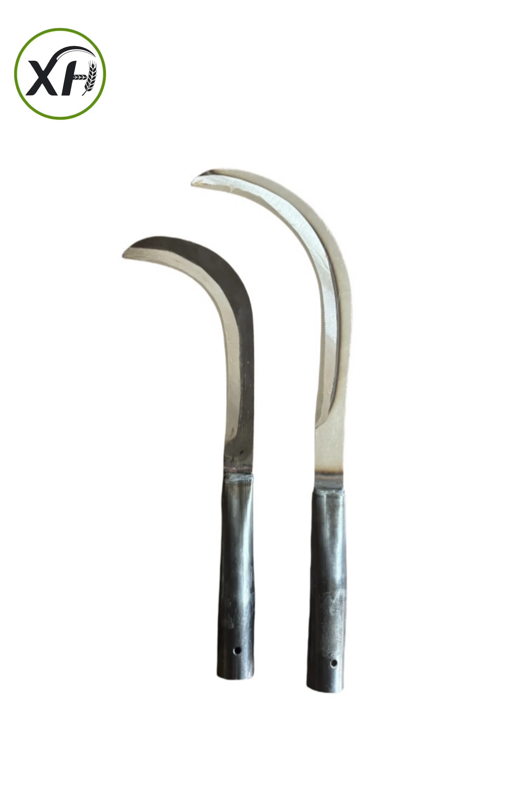 High-Carbon Steel Hand Tool Sickle for Agriculture, Iron Short-Handled Welded and Sturdy Durable Sickle