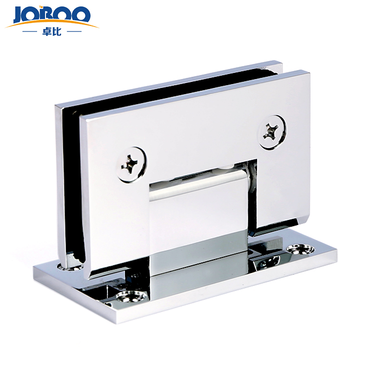 Polished Chrome Wall Mount Full Back Plate Standard Hinge