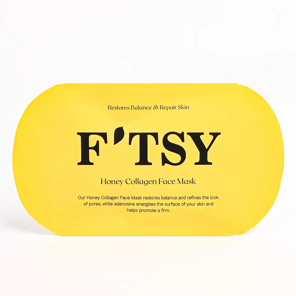 Private Label Natural Blueberry Collagen Sheet Mask Antioxidant Anti-Aging Moisturizing Fruit Face Mask