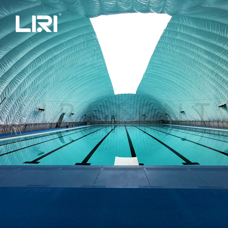 Large Space Outdoor Sports Air Circulation Gym Inflatable Swimming Pool Dome Tent