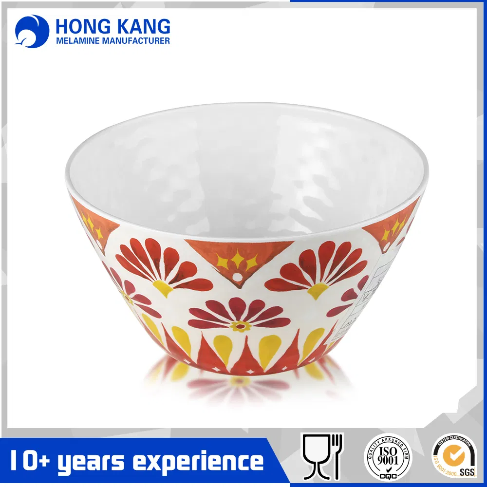 Wholesale Clear Melamine Food Salad Bowl