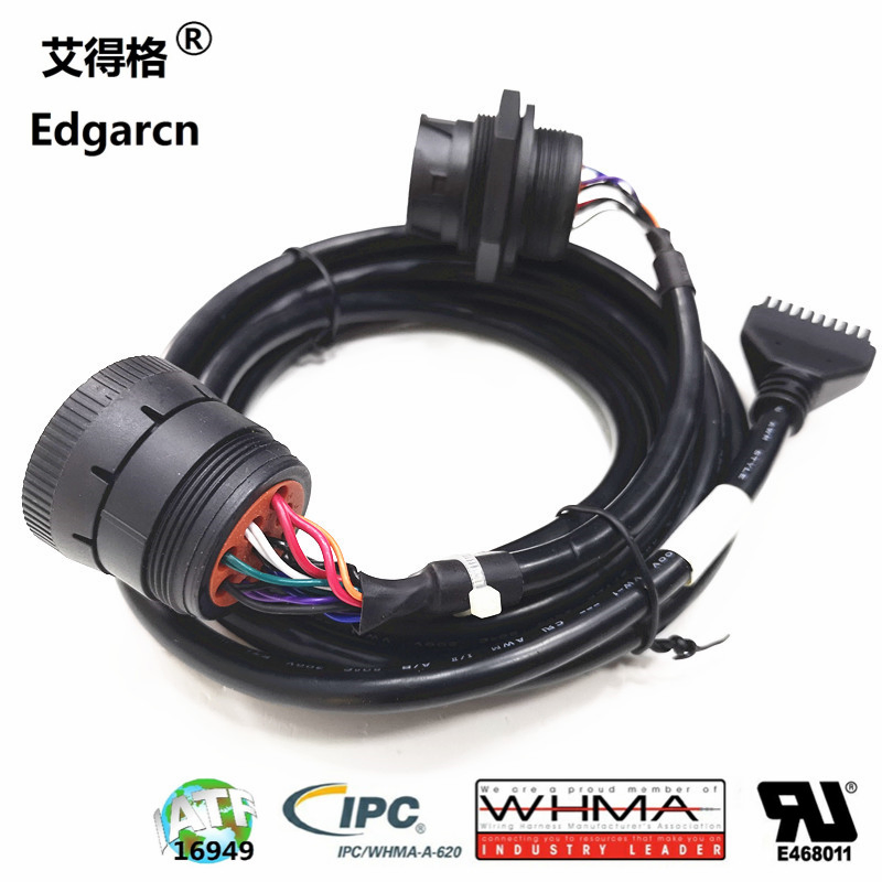 Premium Micro-Fit 3.0 to 9-Pin J1939 HD10 Wiring Harness