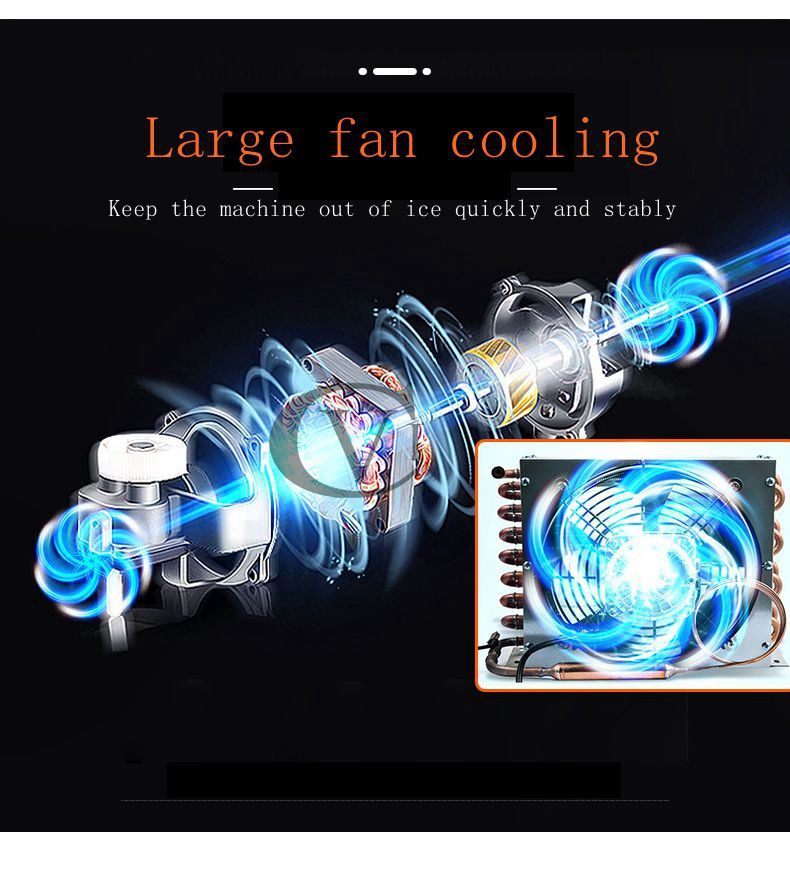 Commercial Milk Tea Shop Bar KTV Ice Maker machine