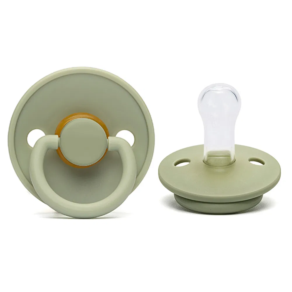 The Latest Hot Baby Soothers Ultra-Soft Sleepy Food-Grade Flat Head Silicone Pacifier